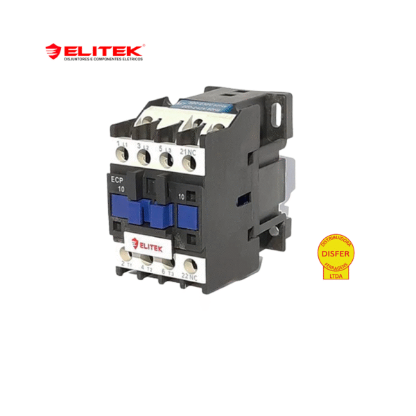 Contator NC1 ECP-1201 12A 3P+1NF 220V - Elitek