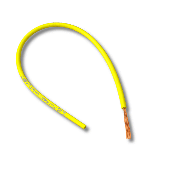 Cabo Flexível 1,50mm Amarelo (Cada Metro) - Ibérica