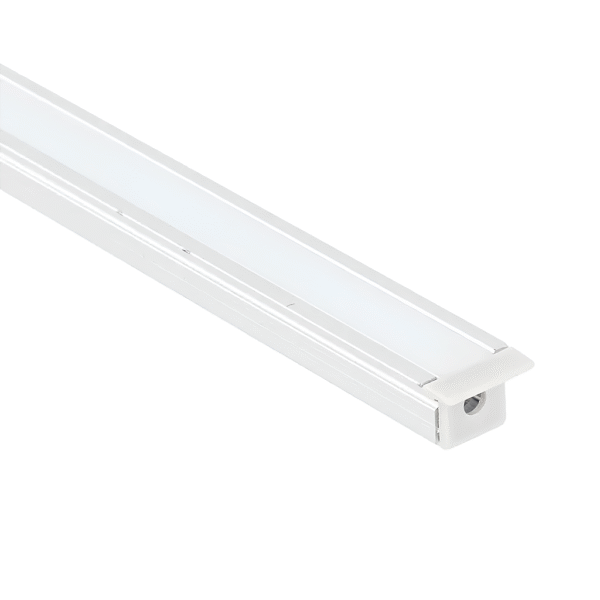 Perfil para Fita LED de Embutir Baby 1m Branco 10x14mm - Gaya