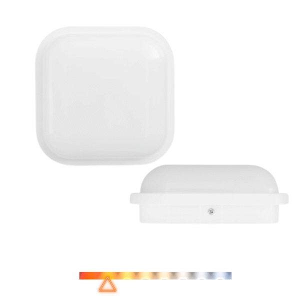 Luminária Quadrada Tartaruga 15W 3000K 1200lm - Opus