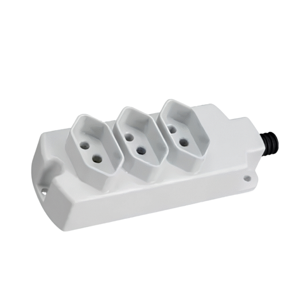 Tomada em Barra Múltipla 2P+T 20A Tripla - Margirius