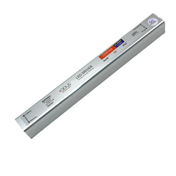 Fonte de Alimentação Slim 12V 6A 72W – Opus