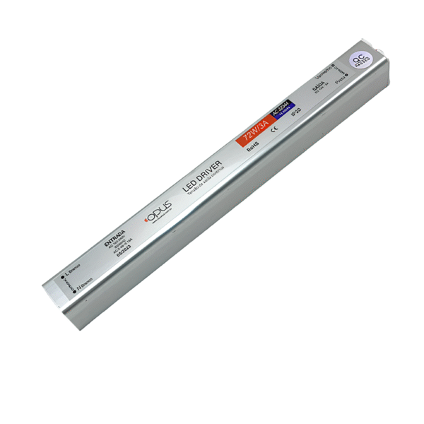 Fonte de Alimentação Slim 24V 3A 72W – Opus