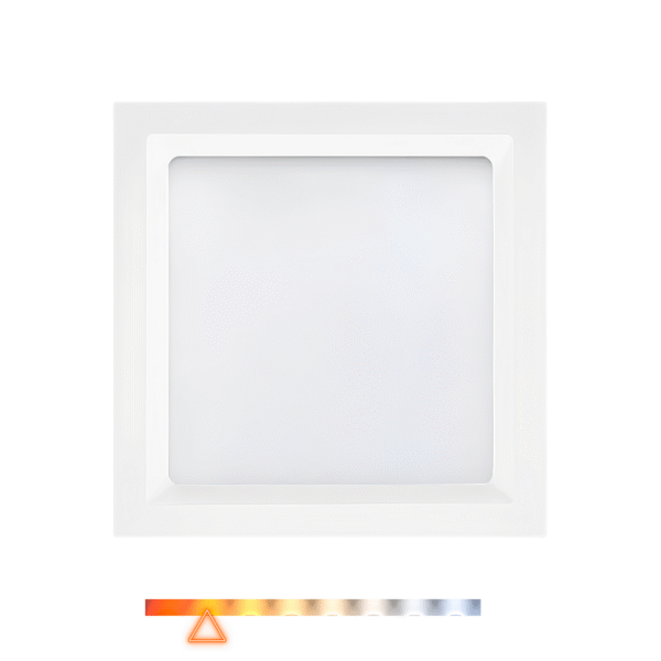 Painel LED Recuado de Embutir Quadrado 12W 3000K 840lm - Opus OPS 85261