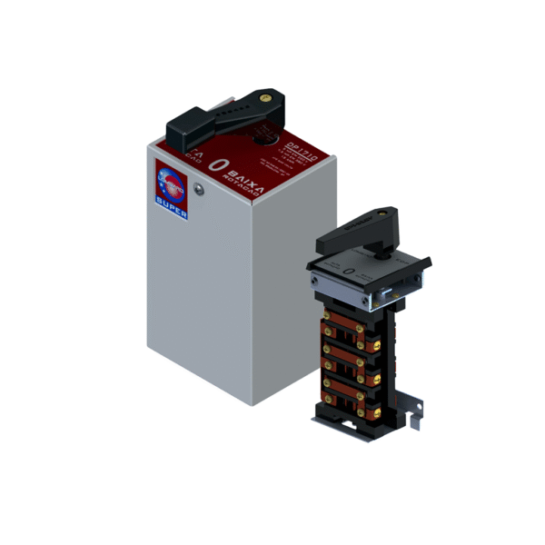 Chave Elétrica Lombard Dupla Polaridade Modelo 1710 220/380V 5/7,5HP 15A