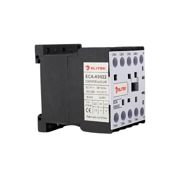 Contator Auxiliar Mini 09A 0922 2NA+2NF 220V - Elitek