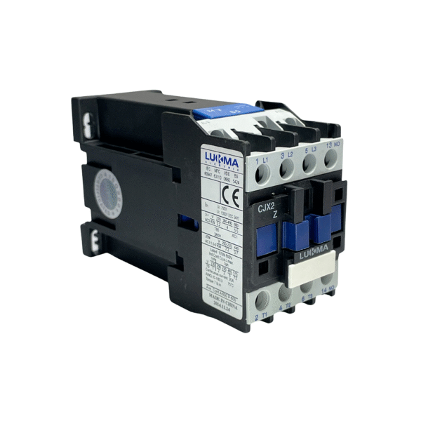 Contator Corrente Contínua Tripolar + 1NA CJX2-1210Z 12A 24Vdc  - Lukma