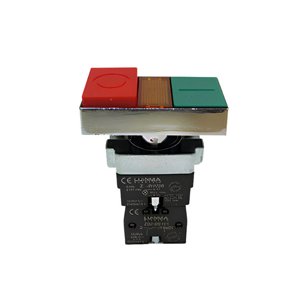 Botão Duplo Iluminado Metal BW8465 220V 1NA+1NF - Lukma