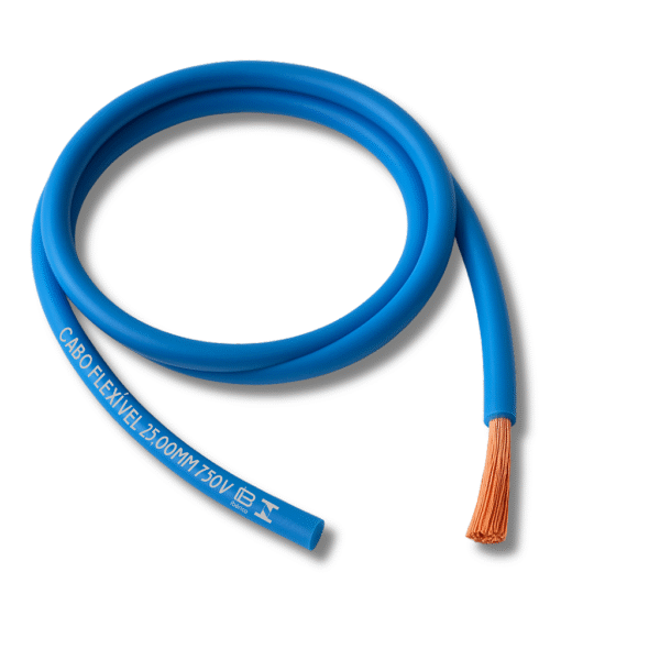 Cabo Flexível 25,00mm Azul (Cada Metro) - Ibérica