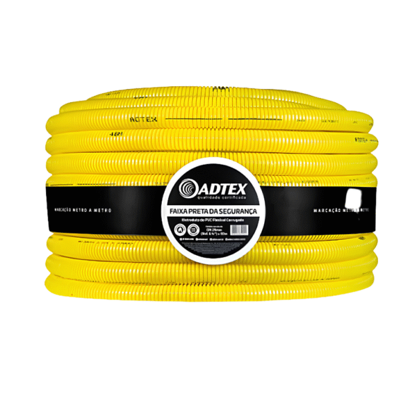 Conduíte Flexível PVC Amarelo C 3/4" com 25m – Adtex