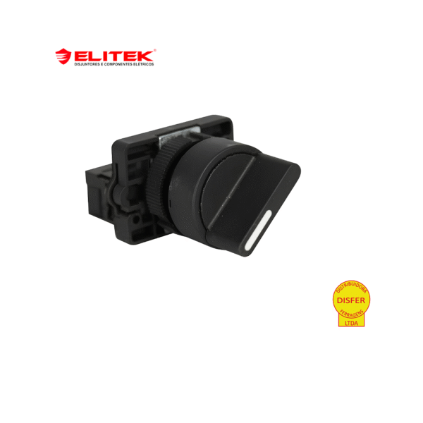 Chave Seletora Plástico 2 Posições 1NA - Elitek