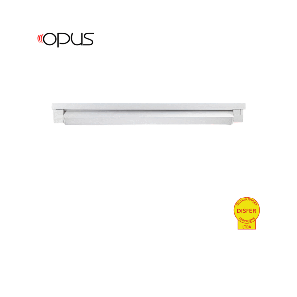 Luminária de Trilho Eletrificado LINEA Direcionável 113cm 30W 4000K 1950lm - Opus