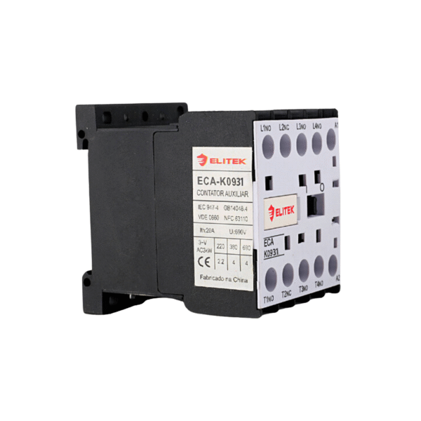 Contator Auxiliar Mini 09A 0931 3NA+1NF 220V - Elitek