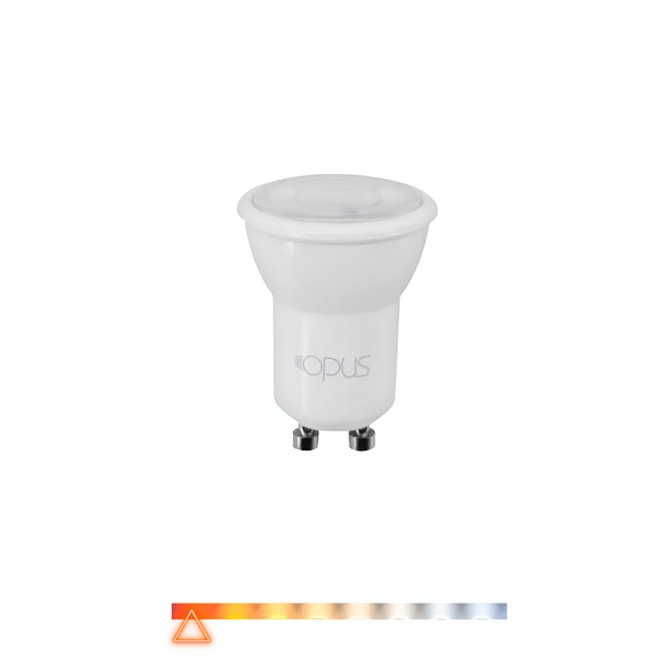 Lâmpada LED Mini Dicróica GU10 MR11 3,5W 210lm 2700K - Opus
