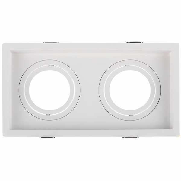 Spot Duplo de Embutir Face Recuada Direcionável PAR20 E27 – Opus