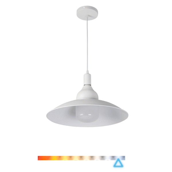 Pendente Multiflex Alumínio c/ Lâmpada Alta Potência e27 30W 2400lm 6500K - Bronzearte