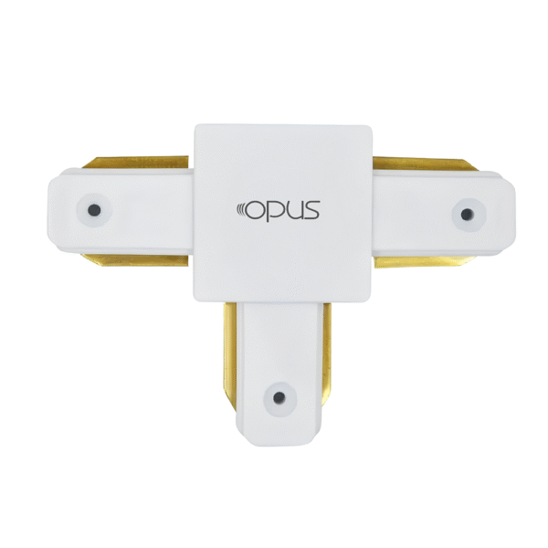 Conector T para Trilho Eletrificado Branco - Opus