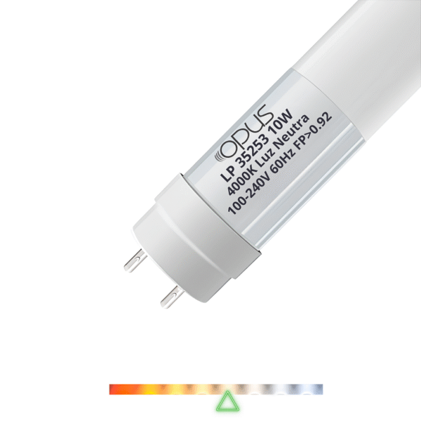 Lâmpada Tubular LED T8 10W 4000K 900lm Bivolt - Opus