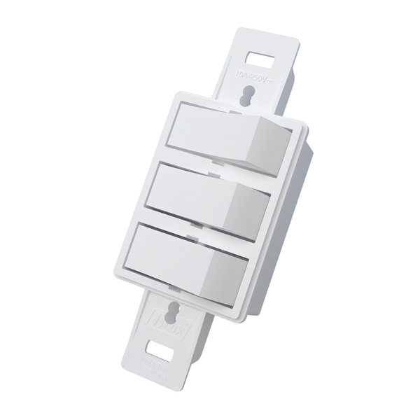 Interruptor Triplo Simples Sem Placa para Conduletes - Blux
