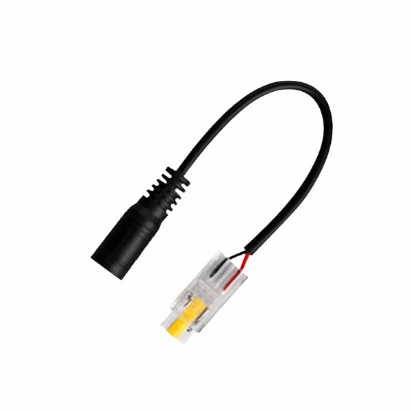 Cabo Conector de Fonte para Fita LED 10mm - Pix