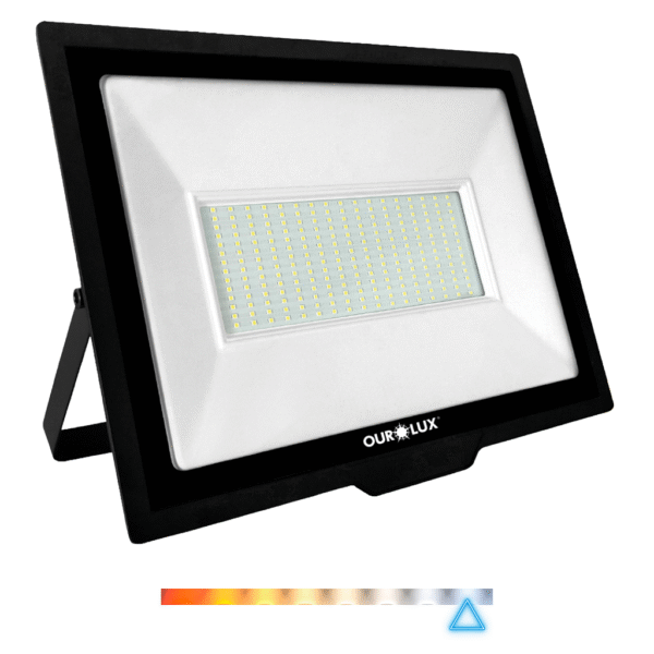 Refletor Projetor SuperLED 300W 6500K 24000lm IP65 Bivolt - Ourolux
