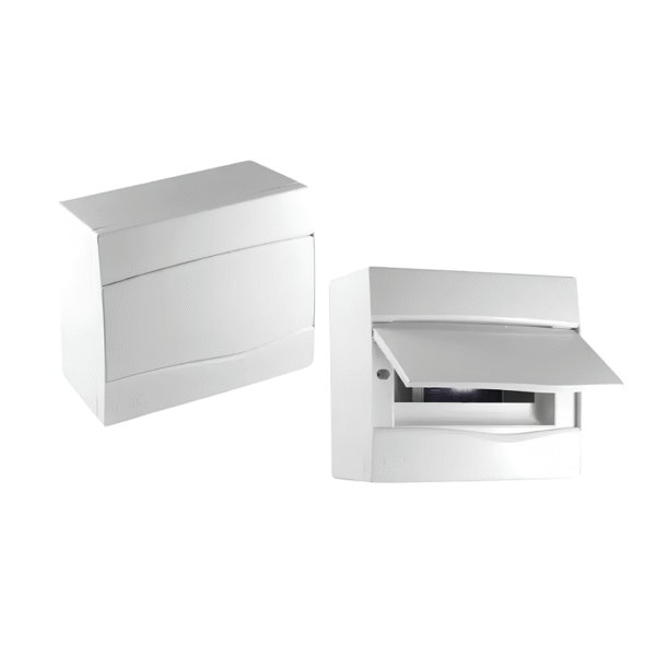 Caixa de Distribuição Centrinho de Sobrepor para 9 Módulos DIN PVC BR9 - Brum