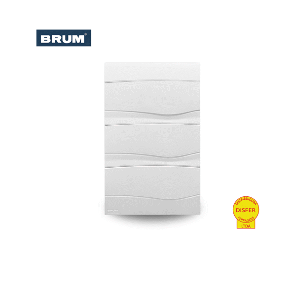 Caixa de Distribuição Centrinho de Sobrepor para 36 Módulos DIN PVC BR36 - Brum