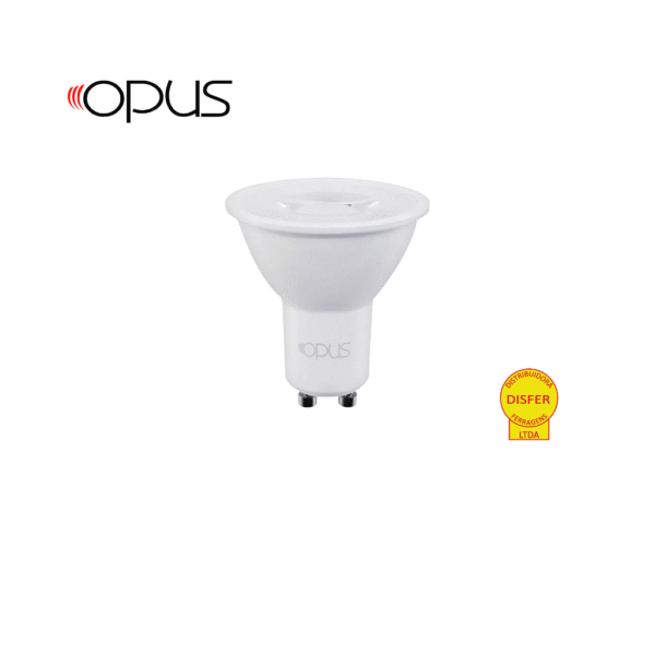 Lâmpada LED Dicróica GU10 MR16 7W 525lm 4000K - Opus