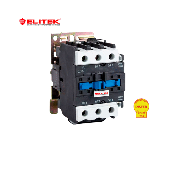Contator NC1 ECP-8011 80A 3P+1NA+1NF 220V - Elitek