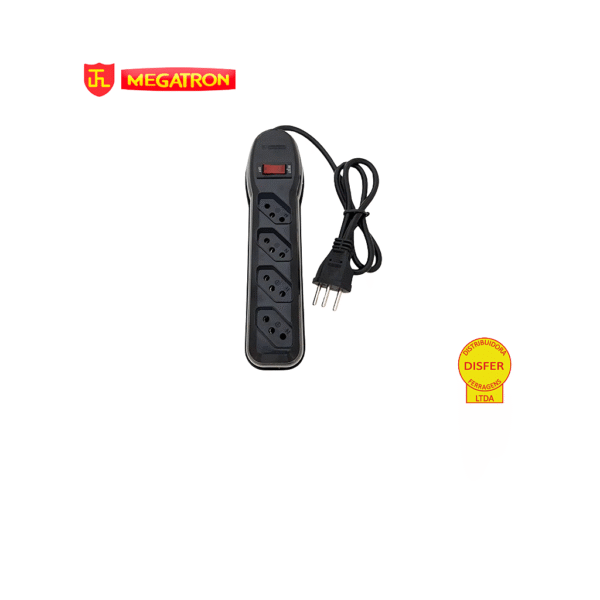 Filtro de Linha 10A 4 tomadas - Megatron