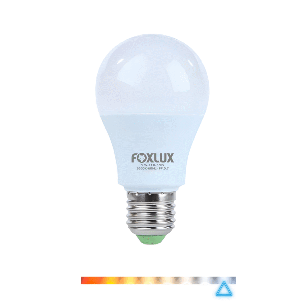 Lâmpada Bulbo LED 9W 6500K 810lm Bivolt - Foxlux