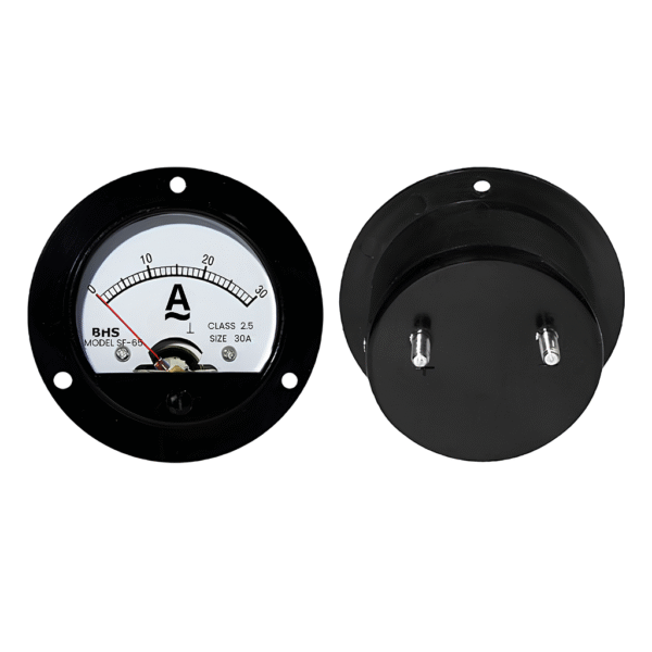 Amperímetro Analógico SF-65 para Painel Redondo 30A – BHS
