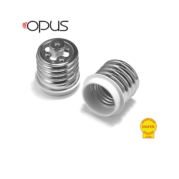 Adaptador E40 para E27 - Kit com 2 Unidades – Opus