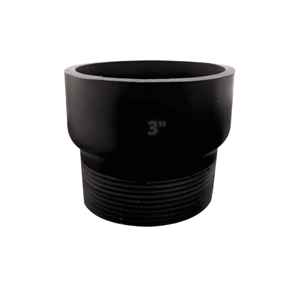 Adaptador para Eletroduto Rosca/Bolsa 3" Preto – Hidrossol