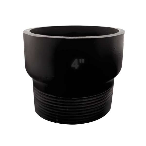 Adaptador para Eletroduto Rosca/Bolsa 4" Preto – Hidrossol