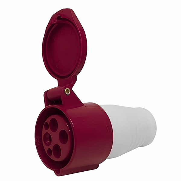 Acoplamento Industrial 16A 3P+T 380/440V Vermelho – Strahl