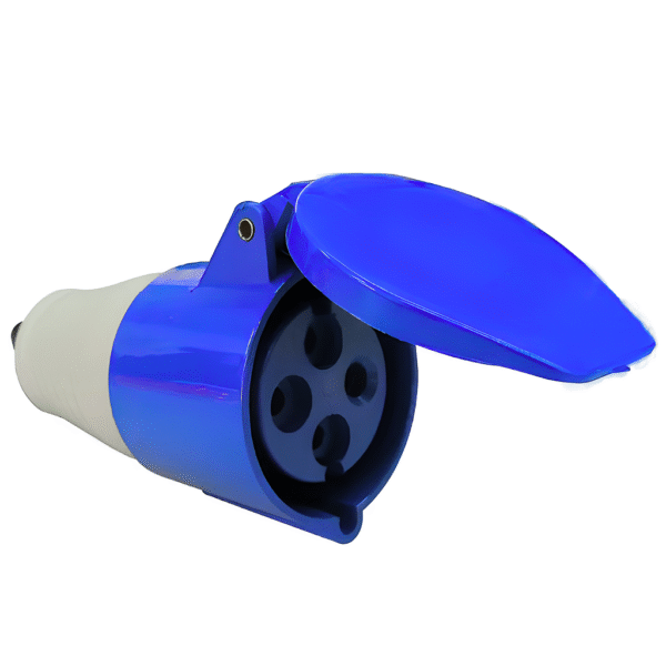 Acoplamento Industrial 32A 3P+T 220V Azul – Elitek