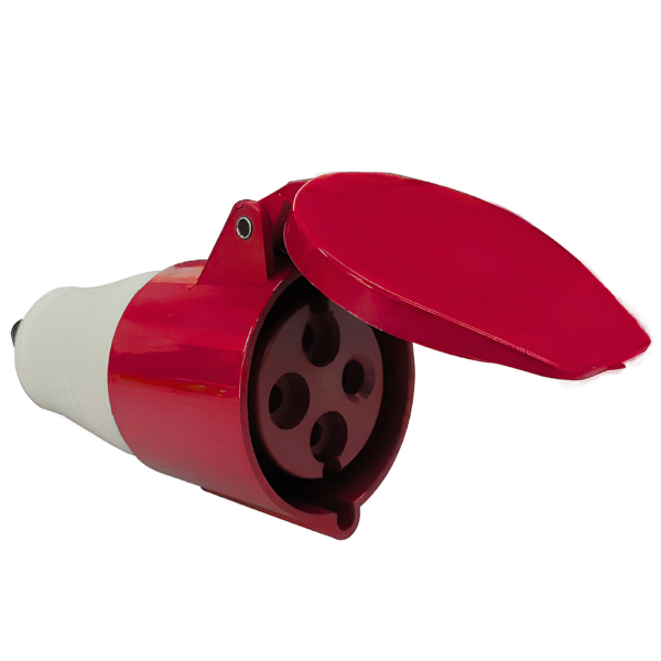 Acoplamento Industrial 32A 3P+T 380/440V Vermelho – Strahl