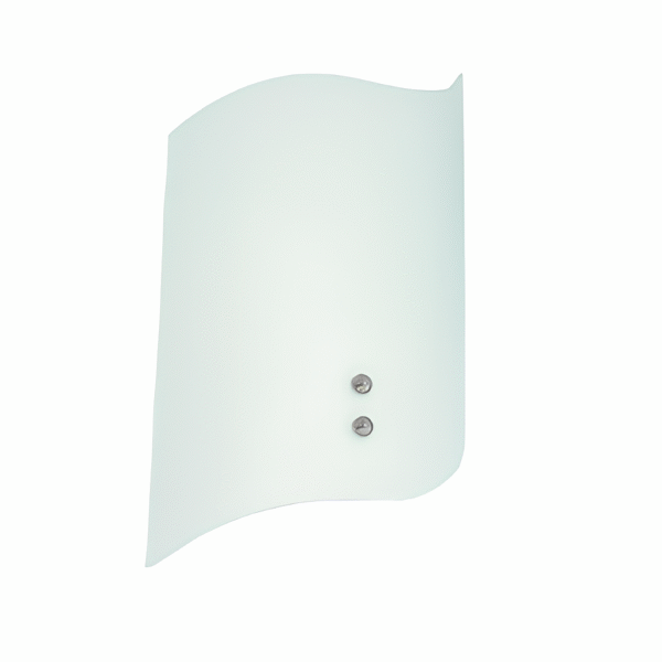 Arandela Calha com Vidro Irregular Fosco E27 - Lumart