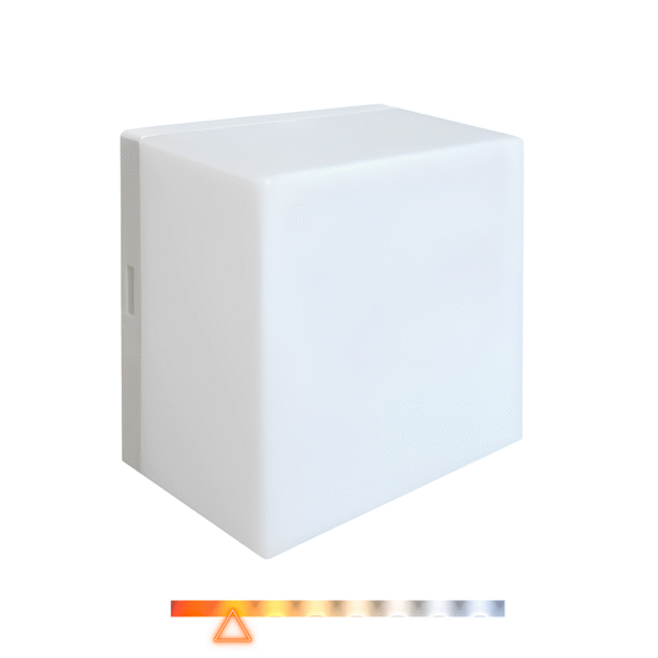 Arandela LED Gelo Kubo 12W 3000K 960lm IP65 Bivolt - Embu LED