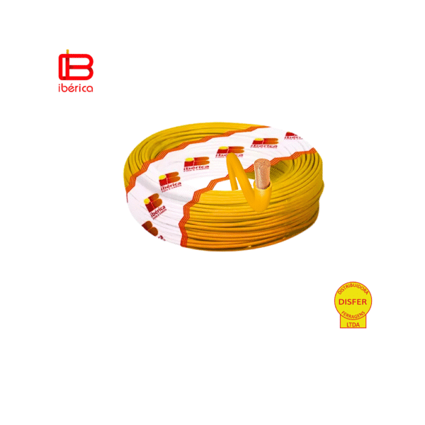 Cabo Flexível 1,00mm Amarelo - Ibérica