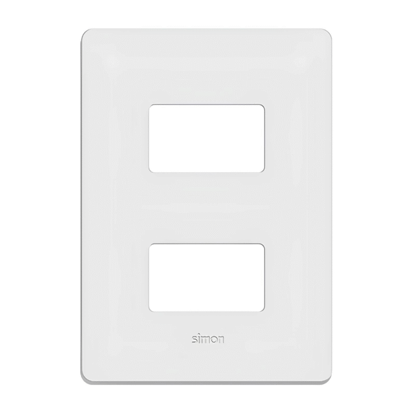 Placa 4x2 2P Separados com Suporte - Linha Simon 20/19