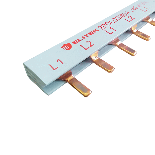 Barramento Bifásico 56 Disjuntores DIN 80A - Elitek