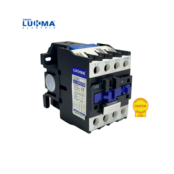 Contator NC1 Tripolar + 1NA CJX2-0910 09A 220V - Lukma