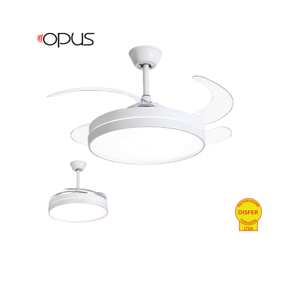 Plafon Ventilador de Teto Retrátil Air Basic Multicor Multivelocidades 60W - Opus 88330