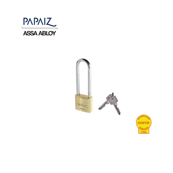 Cadeado Latão Haste Longa CR30/50 - Papaiz