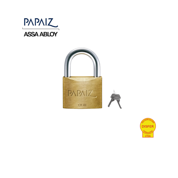 Cadeado Latão CR40 - Papaiz