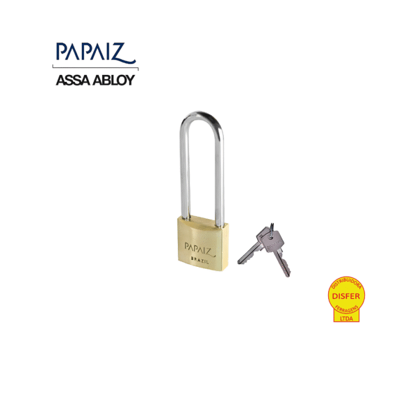 Cadeado Latão Haste Longa CR30/70 - Papaiz