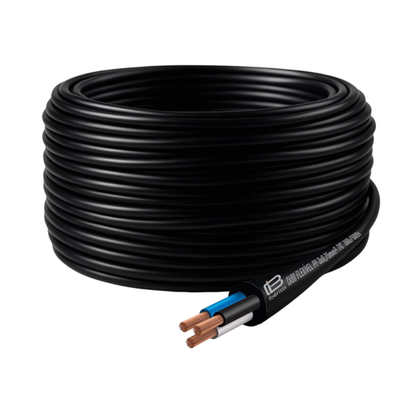 Cabo Flexível PP 3x0,75mm² - Rolo com 100 Metros - Ibérica