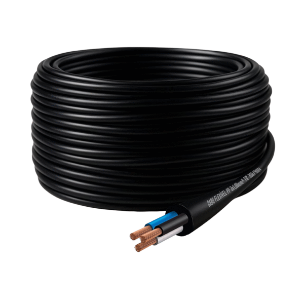 Cabo Flexível PP 3x1,00mm² - Rolo com 100 Metros - Nambei